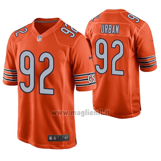 Maglia NFL Game Chicago Bears Brent Urban Arancione